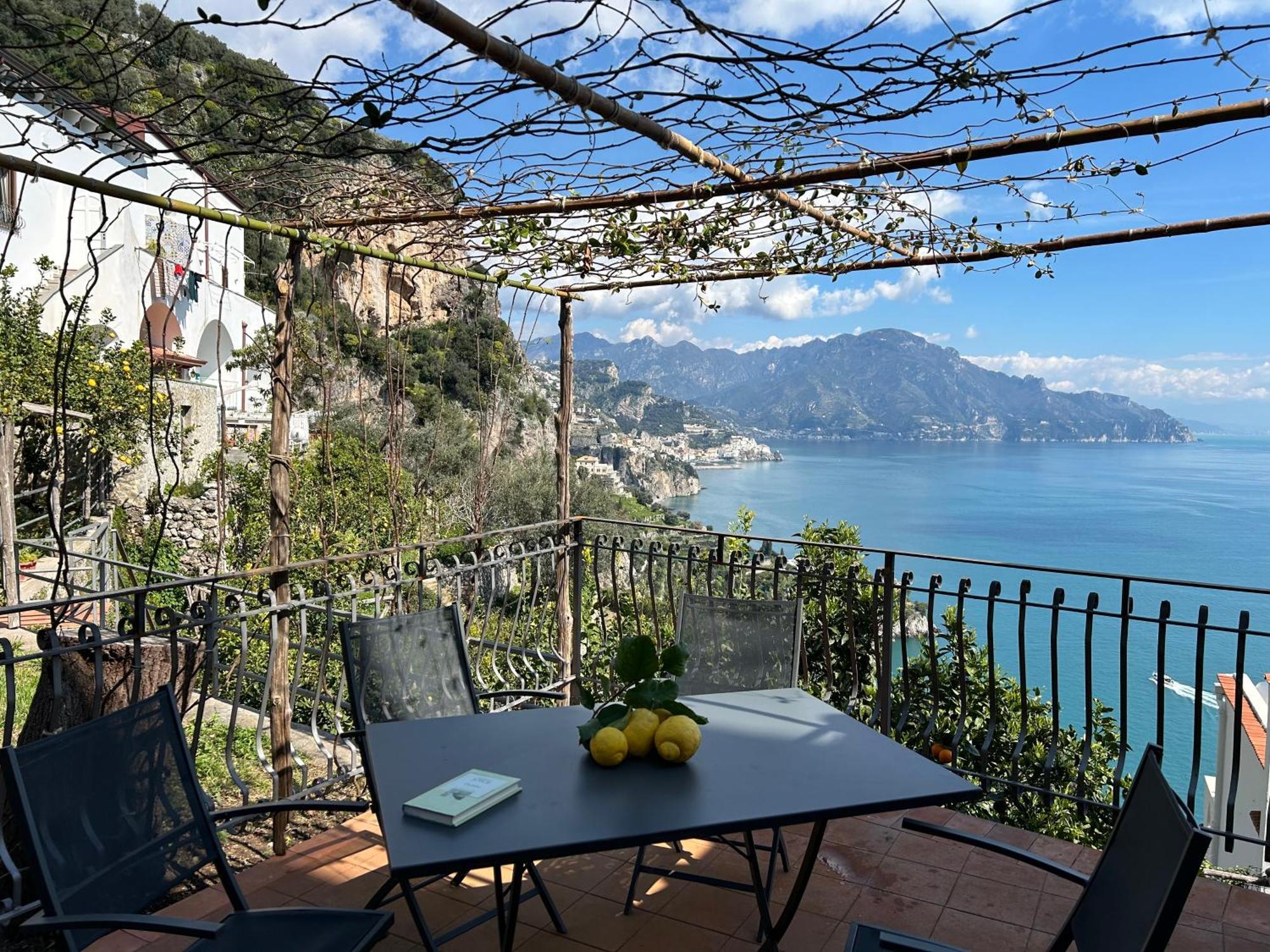 Amalfi 51 Con Vista Mare, Giardino E Terrazze Villa Conca dei Marini Ngoại thất bức ảnh